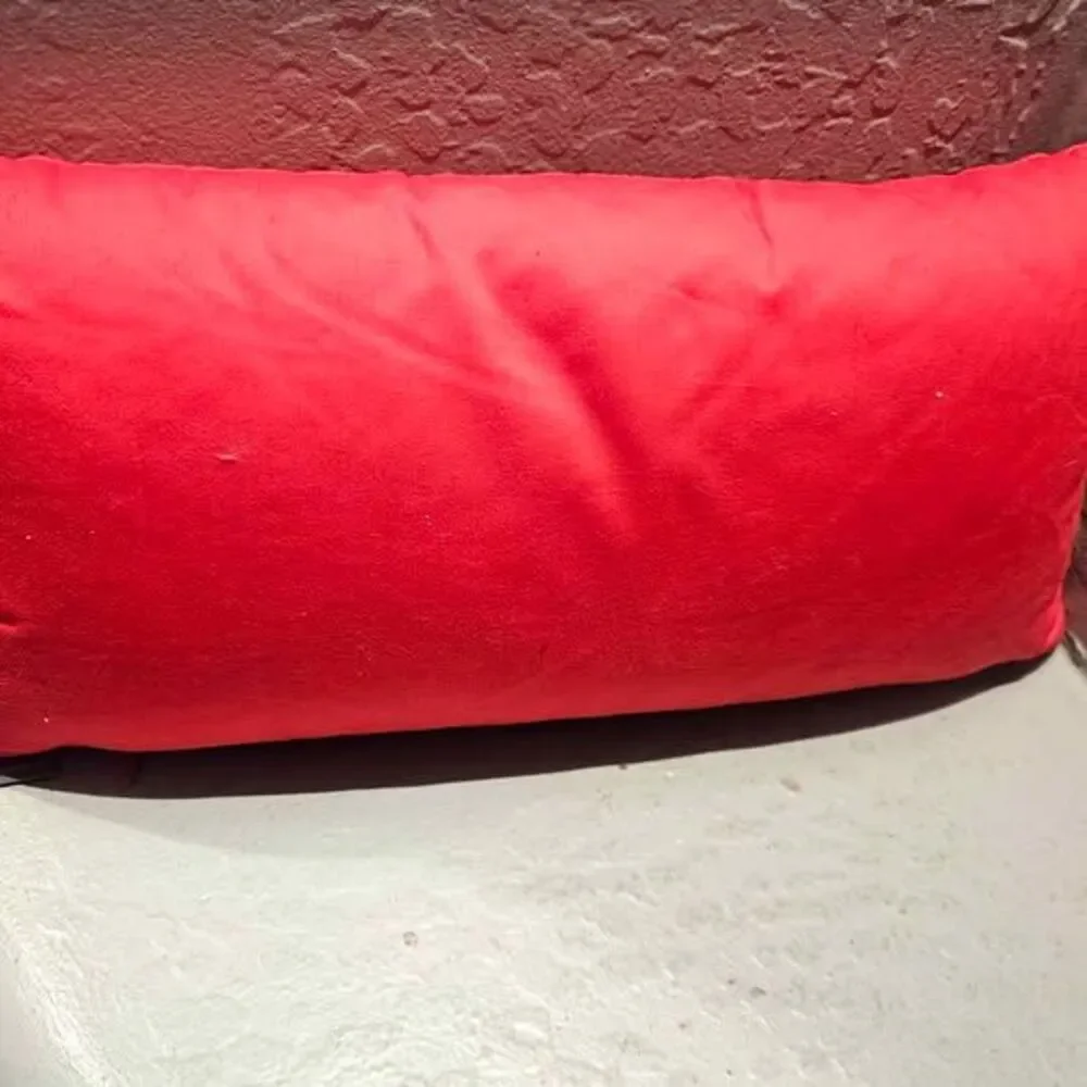 Beaded Echo Red Lumbar Pillow 9